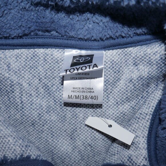 Official Toyota Men's Scenic Print Fleece 1/4 Zip Jacket Size S-3XL Big Blue Sky - Picture 9 of 13